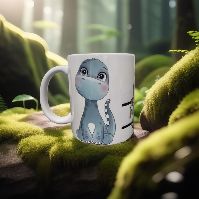 mug dinosaure